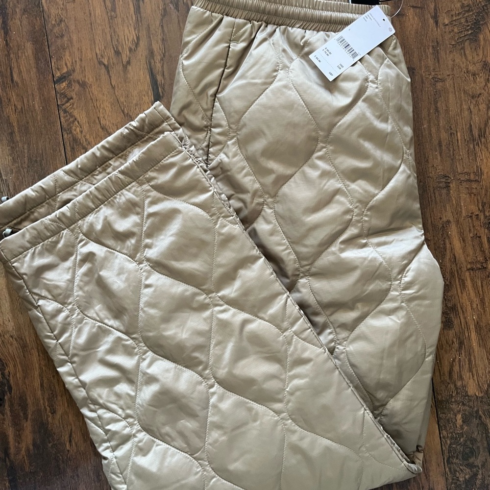 Urban Outfitters Quilted Tan Pants